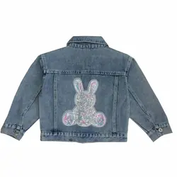 کت دخترانه جین پشت خرگوشی