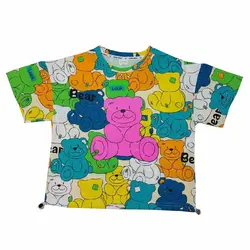 تیشرت دخترانه/پسرانه خرس رنگی