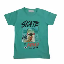 تیشرت دخترانه/پسرانه طرحدار رنگی