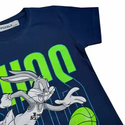 تیشرت دخترانه/پسرانه طرحدار رنگی