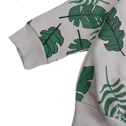 ست بلوز و شلوار پسرانه/دخترانه برگ انجیری