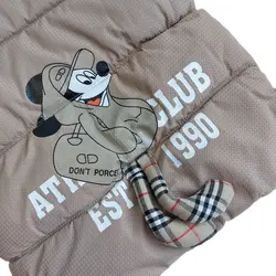 کاپشن پسرانه/دخترانه میکی کیف دار