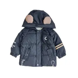 کاپشن پسرانه/دخترانه میکی کیف دار