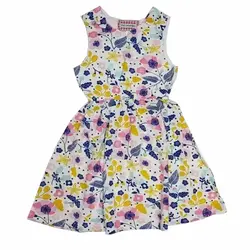 پیراهن حلقه ای دخترانه گلدار