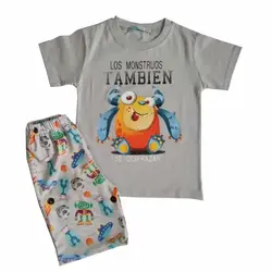 ست تیشرت شلوارک پسرانه تامبین