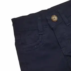 شلوارک اسپرت کتان سورمه ای