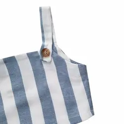 ست نیم تنه و شلوارک دخترانه راه راه