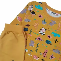 ست بلوز شلوار پسرانه و دخترانه طرح موش