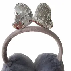 گوش گیر دخترانه پاپیونی پولکی