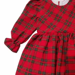 پیراهن دخترانه یلدایی توردار