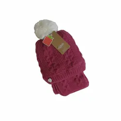 ست کلاه و شالگردن بافتنی دخترانه و پسرانه