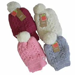 ست کلاه و شالگردن بافتنی دخترانه و پسرانه