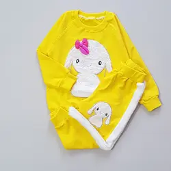 ست بلوز شلوار دخترانه خرگوشی پشمی