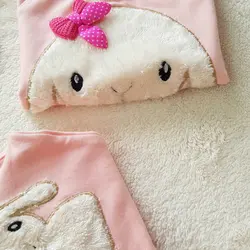 ست بلوز شلوار دخترانه خرگوشی پشمی