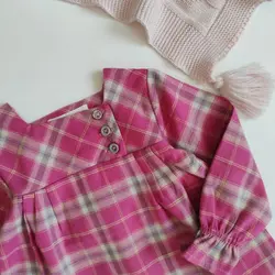 تونیک دخترانه چهارخانه(کشمیر)