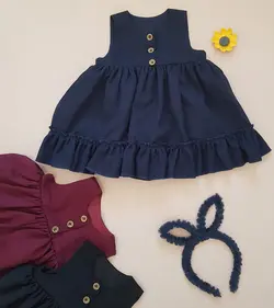 پیراهن دخترانه حلقه ای