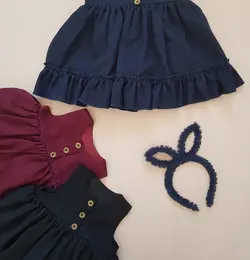 پیراهن دخترانه حلقه ای