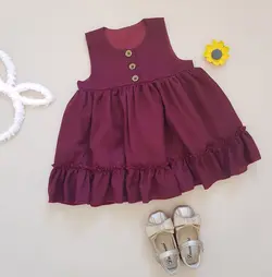 پیراهن دخترانه حلقه ای