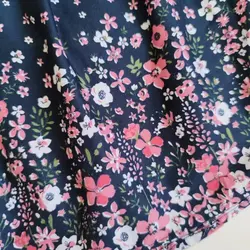 پیراهن دخترانه گلدار(کتان نخ)