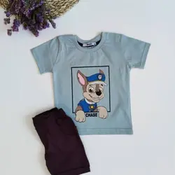 تیشرت پسرانه رنگی(سگ نگهبان)