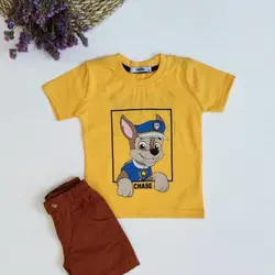 تیشرت پسرانه رنگی(سگ نگهبان)