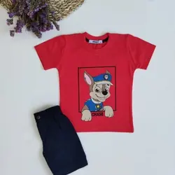 تیشرت پسرانه رنگی(سگ نگهبان)