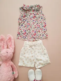 ست تاپ شلوارک دخترانه فانتزی