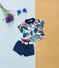 ست تاپ شلوارک دخترانه فانتزی