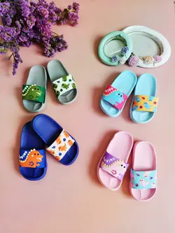 صندل|دمپایی دخترانه|پسرانه طرح دایناسور