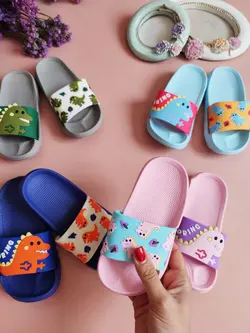 صندل|دمپایی دخترانه|پسرانه طرح دایناسور