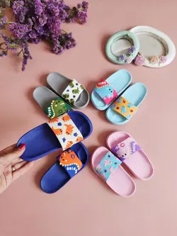 صندل|دمپایی دخترانه|پسرانه طرح دایناسور