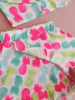 ست نیم تنه و دامن دخترانه