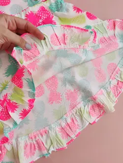 ست نیم تنه و دامن دخترانه