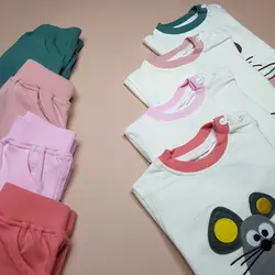 بلوز شلوار دخترانه موش