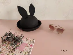 کلاه نمدی لبه دار دخترانه