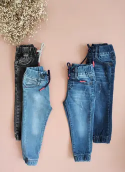 شلوار جین اسلش اسپرت دخترانه و پسرانه