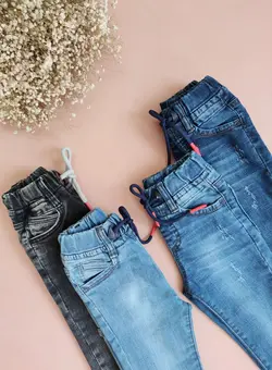 شلوار جین اسلش اسپرت دخترانه و پسرانه