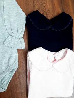 زیر دکمه دخترانه یقه ب ب