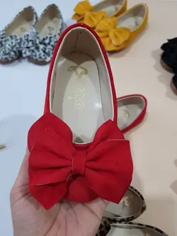 کفش دخترانه پاپیونی جیر