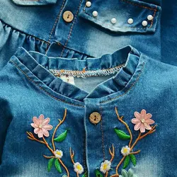 سارافون دخترانه جین(لی) نقلی