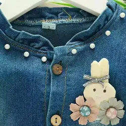 سارافون دخترانه جین(لی) نقلی