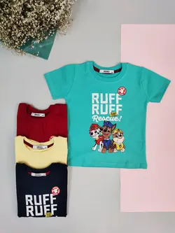 تیشرت پسرانه طرح سگهای نگهبان