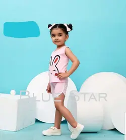 ست تاپ شلوارک دخترانه خرگوش