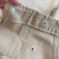شلوار پیشبندی کتان