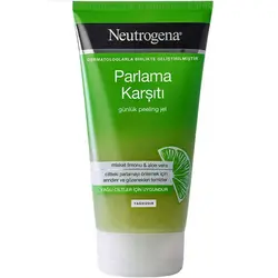 ژل روزانه شستشو و لایه بردار صورت نوتروژینا حاوی عصاره لیمو و آلوئه ورا حجم 150 میل