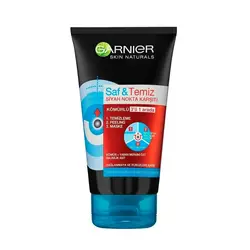 ژل شستشوی گارنیر مدل 3 در 1 حاوی زغال فعال