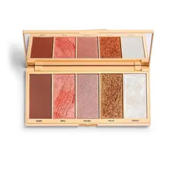 پالت هايلايتر 4 رنگ شکلاتی پرالین رولوشن Praline Chocolate