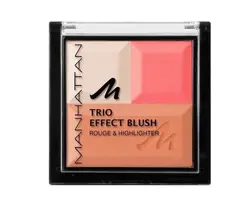 رژگونه و هایلایتر منهتن تریو افکت بلاش Trio Effect Blush Cherry