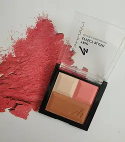 رژگونه و هایلایتر منهتن تریو افکت بلاش Trio Effect Blush Cherry