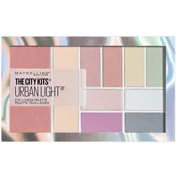 پالت سایه و رژگونه و هايلايتر میبلین مدل City Kits Urban Light